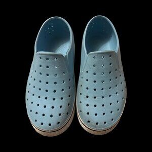 Boys Native Miles slip on blue shoes, size 13